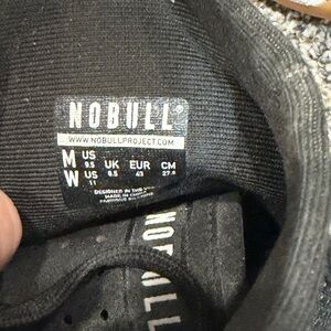 NOBULL Black Training Sneaker with White Logo
